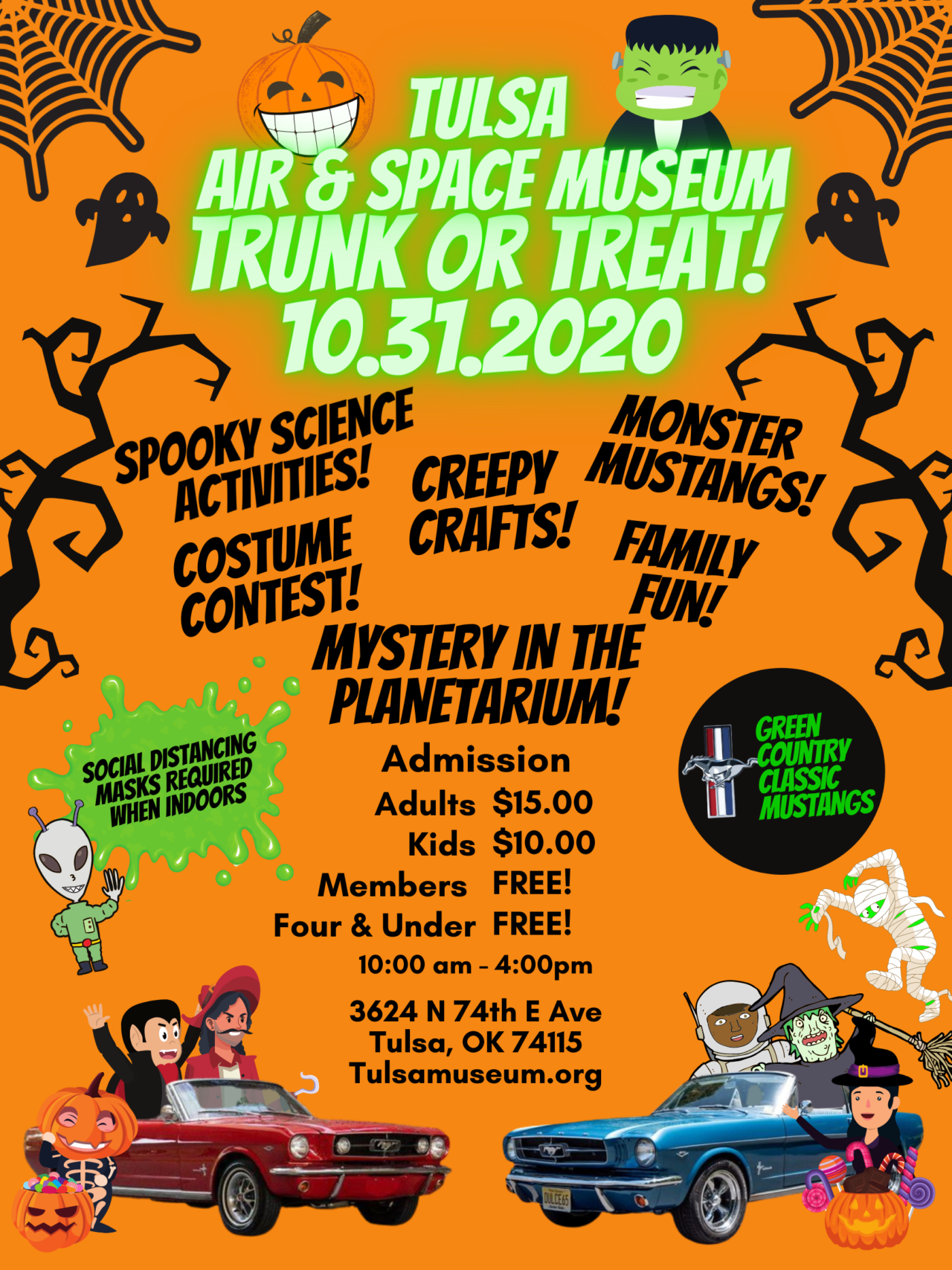 Trunk or Treat! Tulsa Air and Space Museum